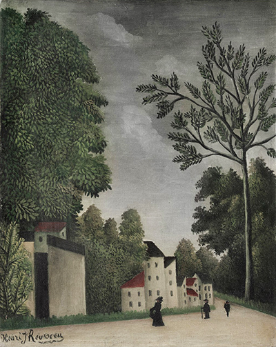 Village Street Henri Rousseau